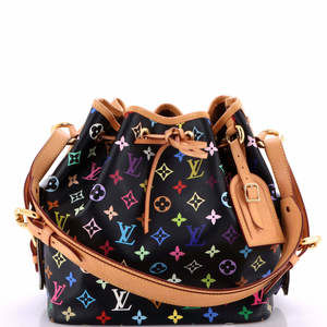 Louis Vuitton Petit Noe Handbag Monogram Multicolor